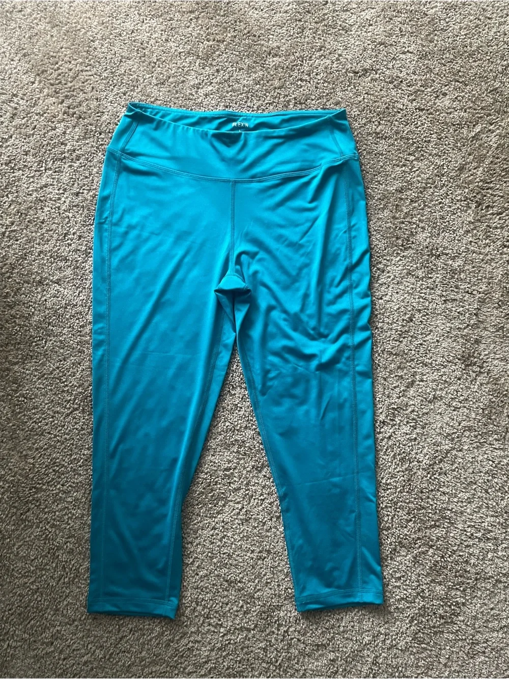 Bundle of 3 Athletic Capri Leggings High Waisted Size L